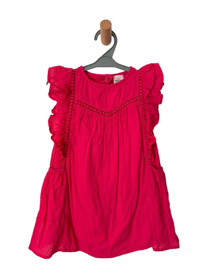 Robe d’été fuchsia avec détails brodés - Tape à l'oeil 5 ans (110cm)