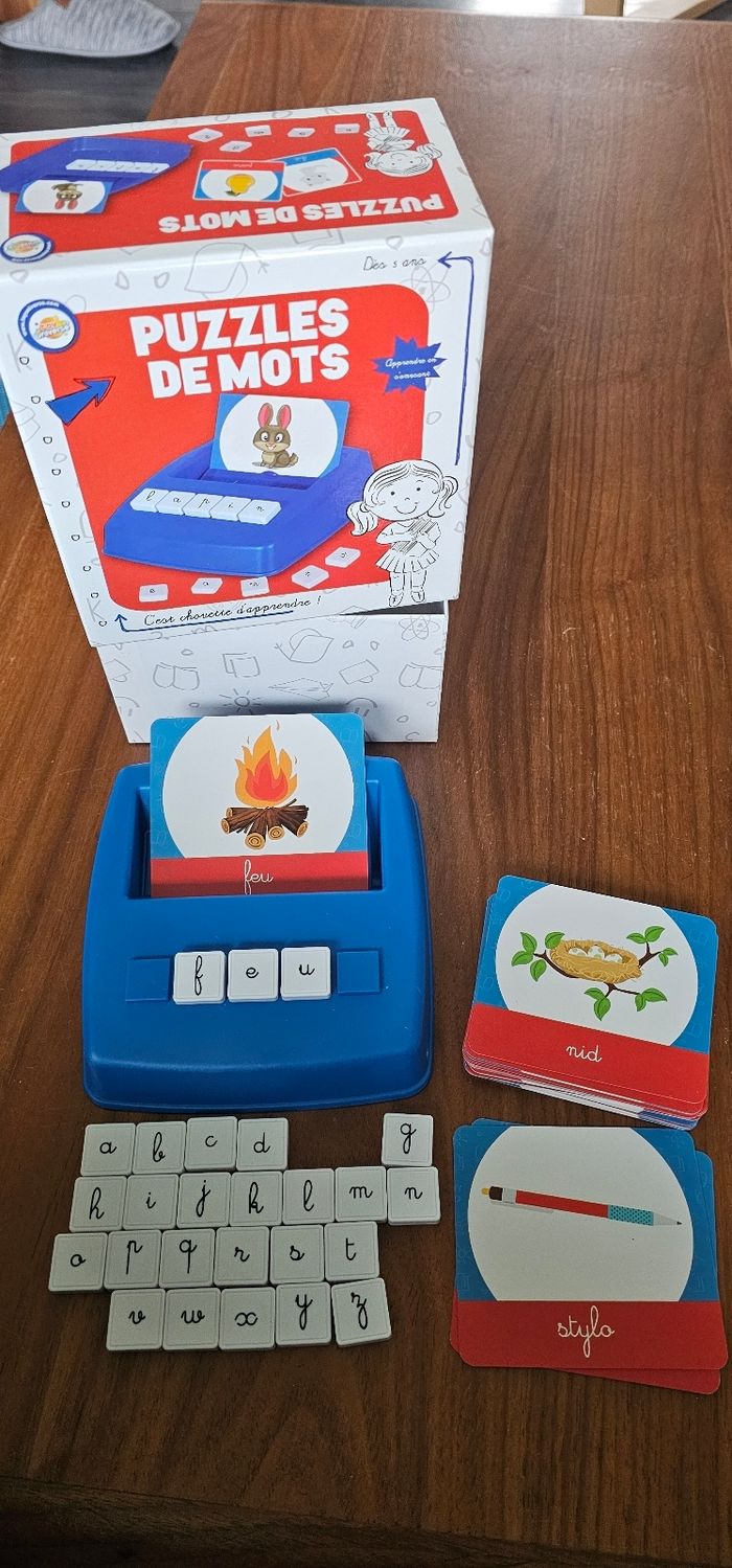Jeu puzzles des mots dès 5ans - photo numéro 3