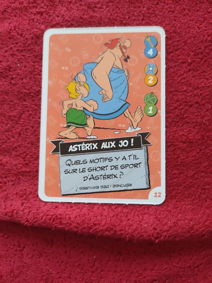 Carte Astérix aux jeux olympiques