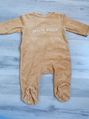 Pyjama velours 6 mois