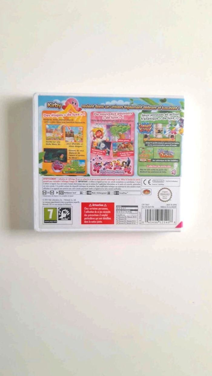 Jeu 3DS Kirby Triple deluxe dans sa boîte - photo numéro 3