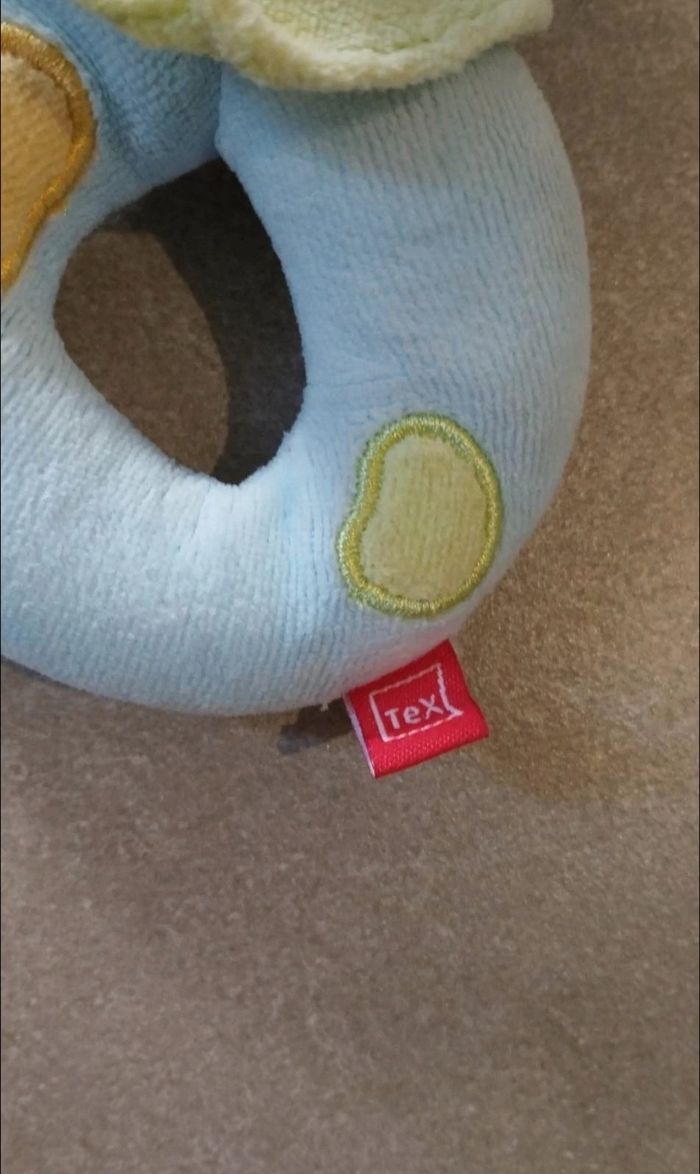 Hochet en peluche tex - photo numéro 3