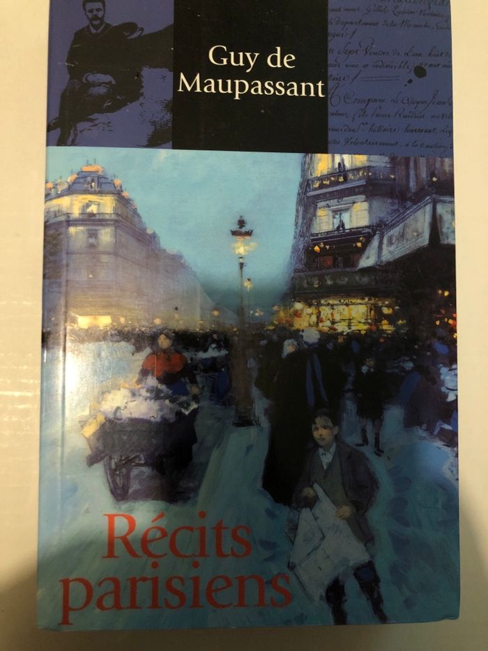 Livre Récits parisiens Guy de maupassant