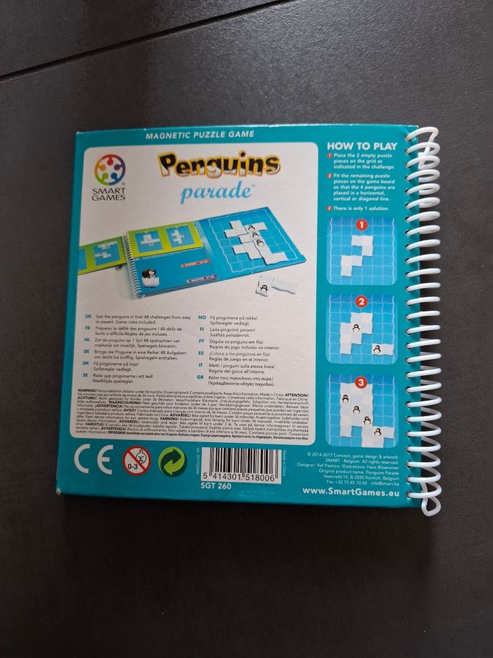 Jeu smart games de poche la marche des Pingouins - photo numéro 5