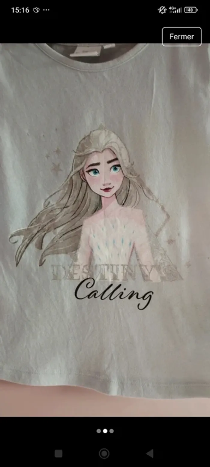 T-shirt Reine des neiges 2 - 4 ans 🎀 - photo numéro 2