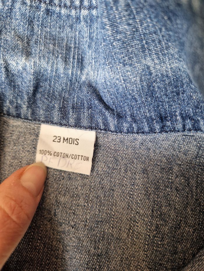 Veste en jeans 23 mois - photo numéro 3