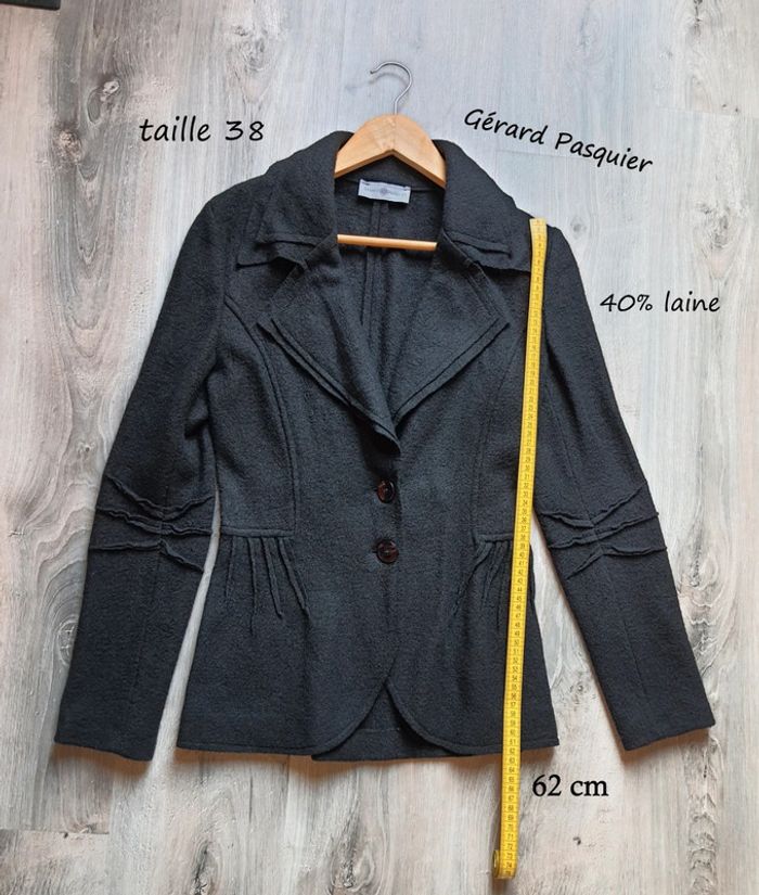 Veste Gérard Pasquier taille 38 40% laine