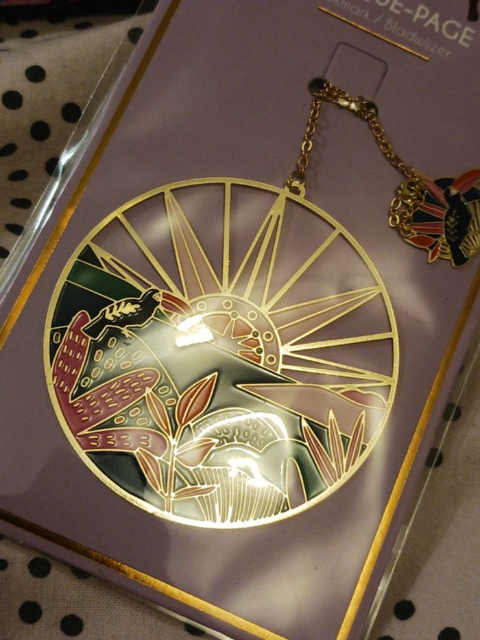 Pochette × miroir de poche × marque page - photo numéro 5