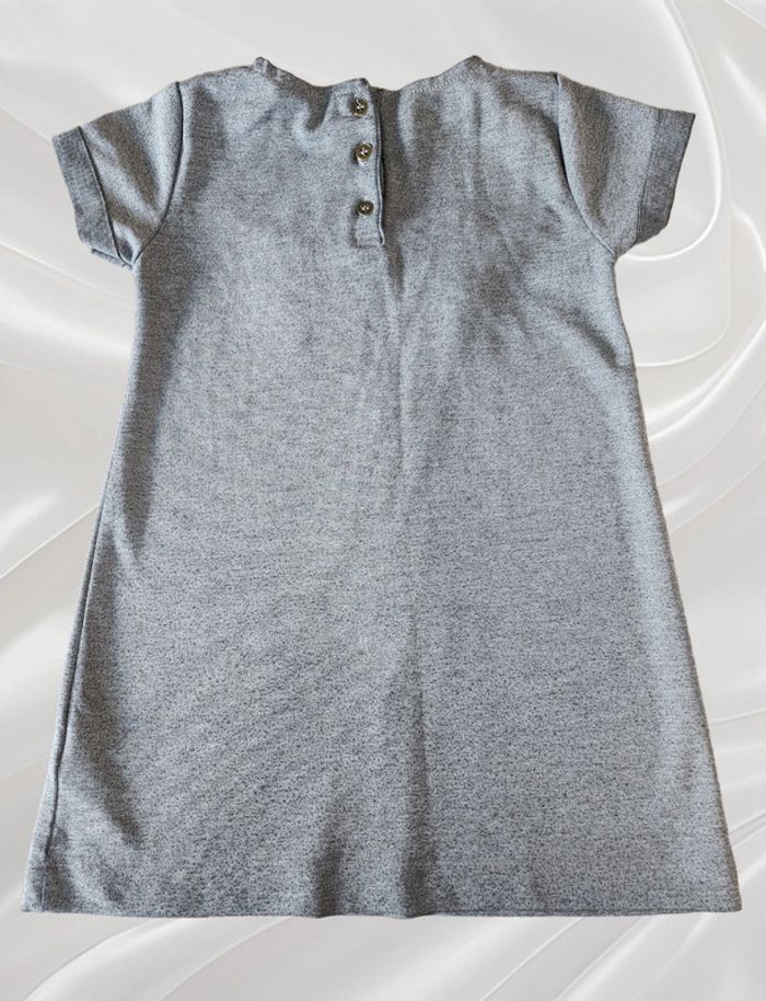 Robe grise mi-saison manches courtes 5 ans - photo numéro 2