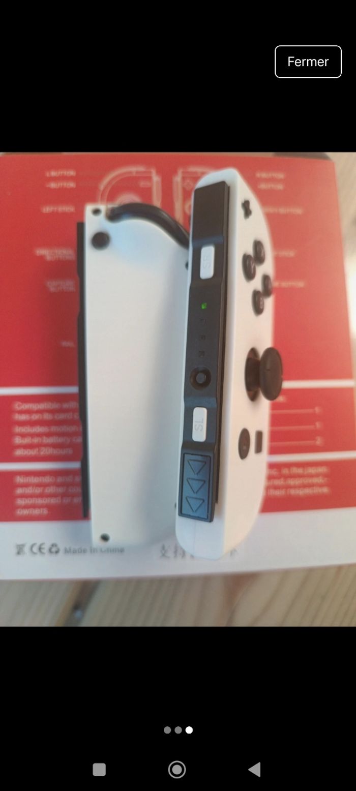 Joycon Switch blanc - photo numéro 3
