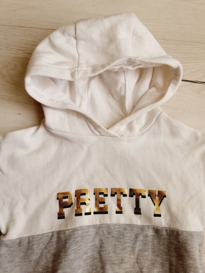 Vêtement fille pull à capuche Pretty Orchestra 3 ans - photo numéro 2