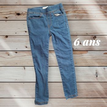 Jegging bleu la Redoute