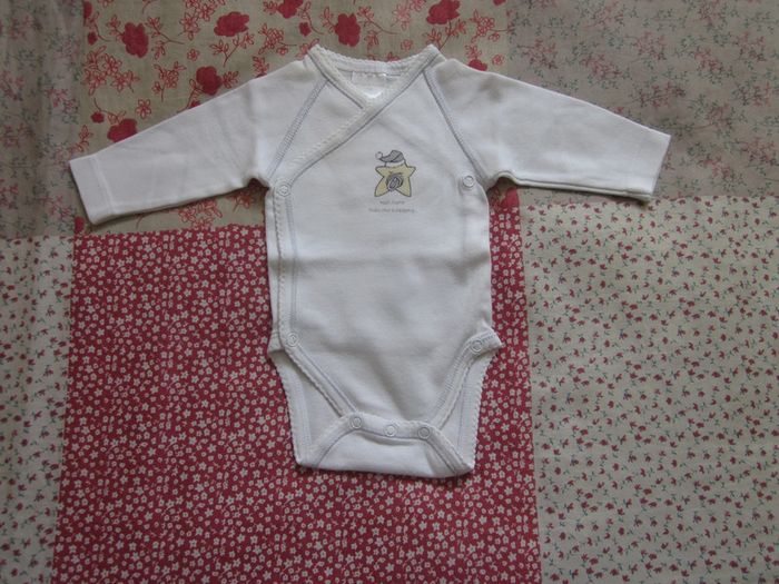 Body croisé manches longues taille naissance