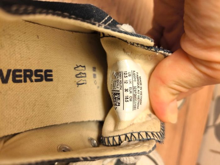 Converse en toile bleu marine taille 30 - photo numéro 4