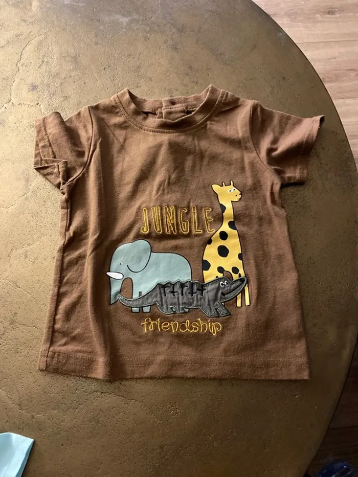 Lot de 4 t-shirt 12 mois - photo numéro 3
