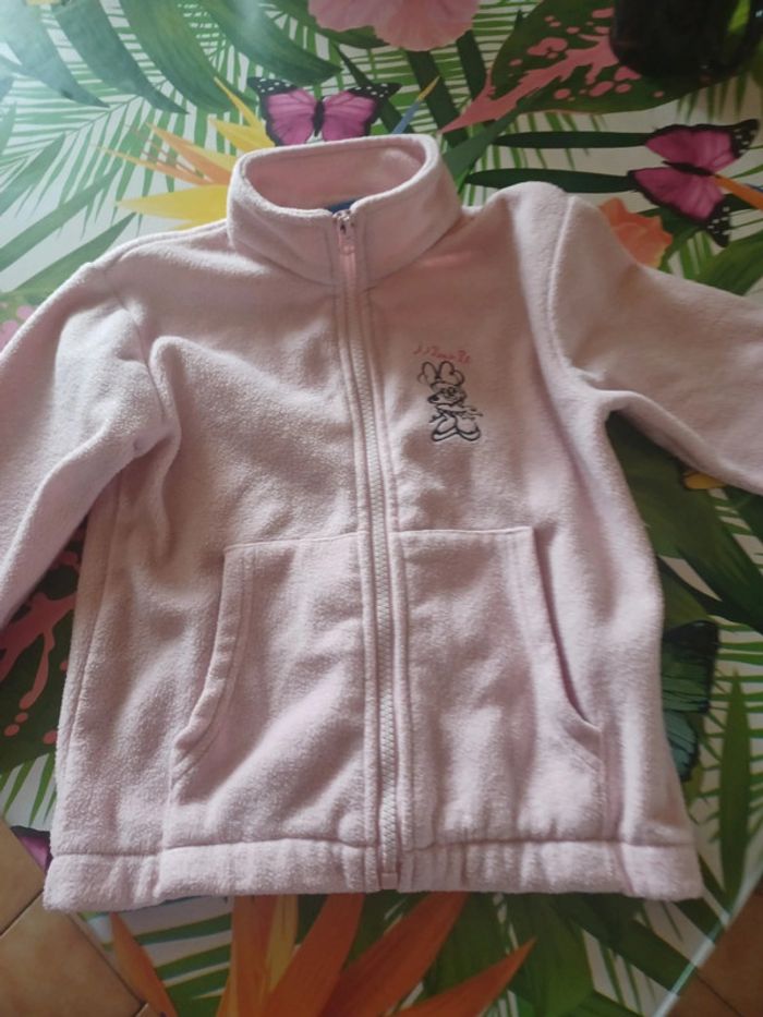Veste polaire minnie 4/5ans