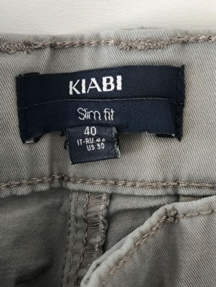 Chino slim gris 40 - photo numéro 4