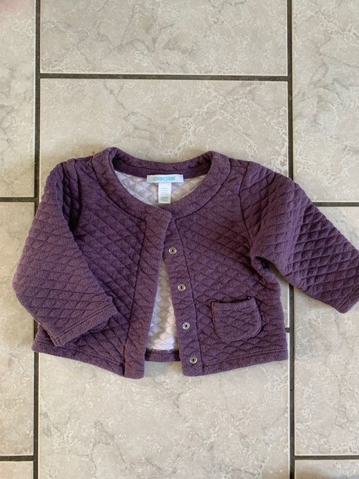 Gilet fille 12 mois
