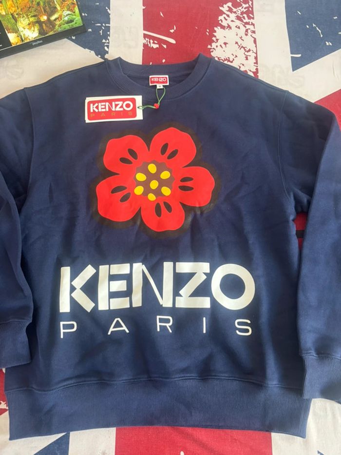 Sweat Kenzo taille M bleu « fleur » - photo numéro 6