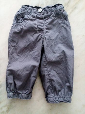 Pantalon coloris taupe kimbaloo