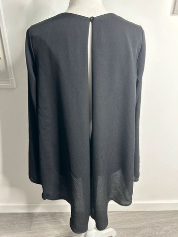 Blouse asymétrique noire T36/38 S/M