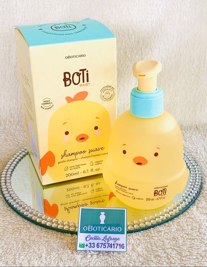 Shampoo Suave Boti Baby OBoticario