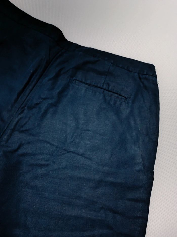 Pantalon toile bleu marine 44 - photo numéro 4