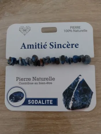 Bracelet Sodalite Amitié sincère