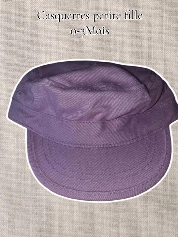 Casquette fille - 0-3 Mois - photo numéro 2