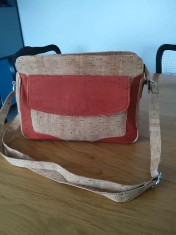 Sac à main effet liège