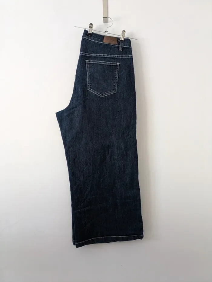 Jean court jambes larges - John Baner - taille 46 - photo numéro 2