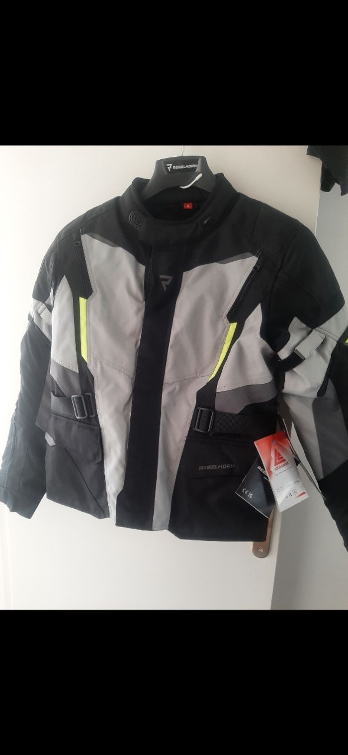 Veste moto textile Rebelhorn Scout pour homme taille S - photo numéro 5
