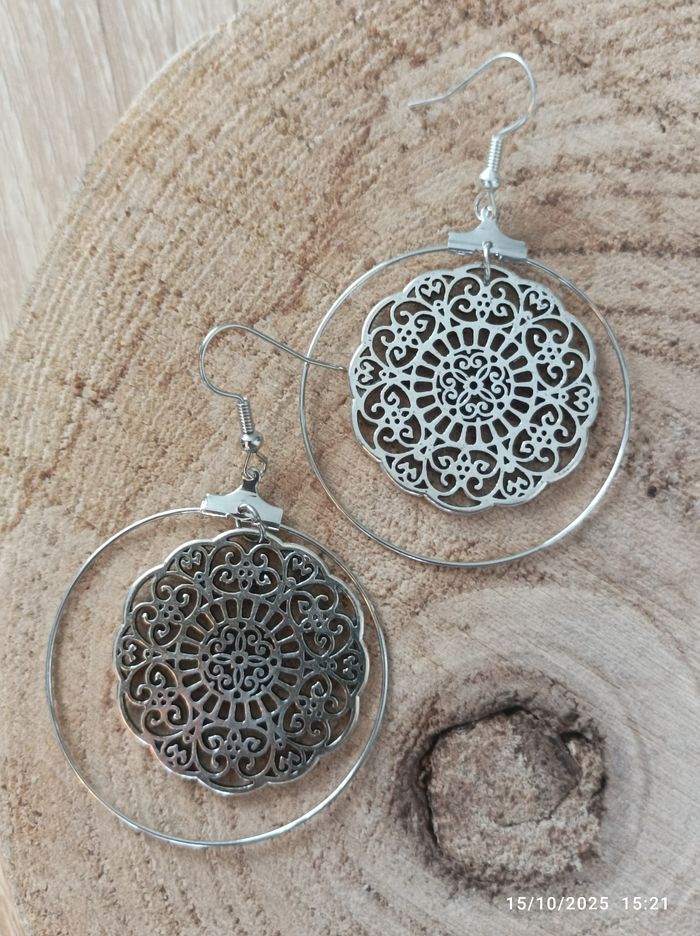 🌺 Boucle d'oreille  créoles