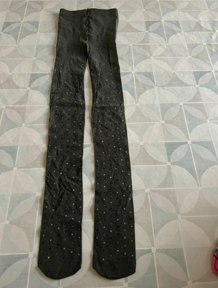 Lot de 2 paires de collants - fille - 10/12 ans - en très bon état - Okaidi - photo numéro 2