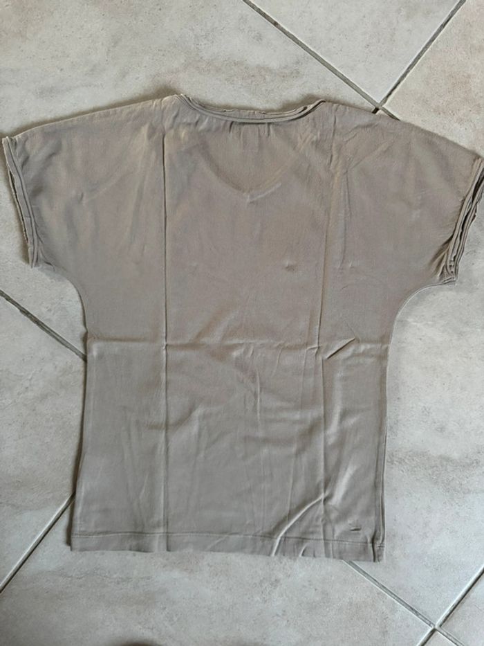 T-shirt beige/gris Orchestra manches courtes 10 ans - photo numéro 2