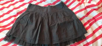 Jupe froufrou noire