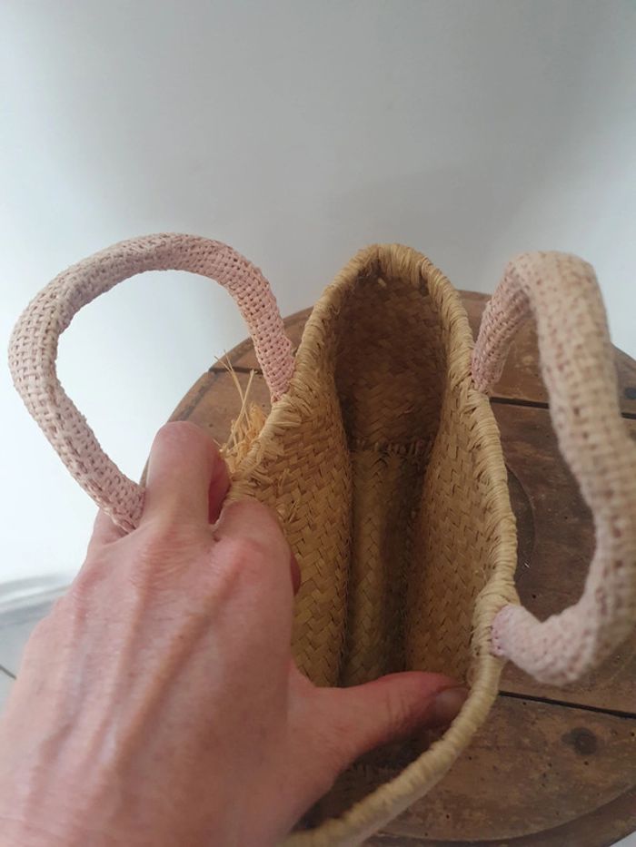Petit sac en toile/jute - photo numéro 6