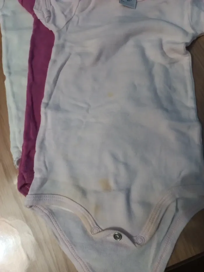 Lot de bodies petit bateau fille - photo numéro 3