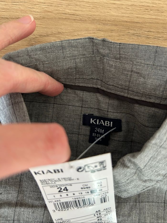 Chemise manches longues garçon taille 24 mois 2 ans Kiabi - photo numéro 3