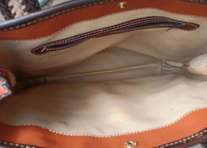 Sac Camel terracotta Élégant avec Poche Intérieure Zippée - Pratique et Stylé 🦊 - photo numéro 4