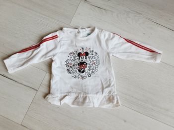 Vêtement bébé fille tee-shirt manches longues Orchestra Disney Baby Minnie 6 mois