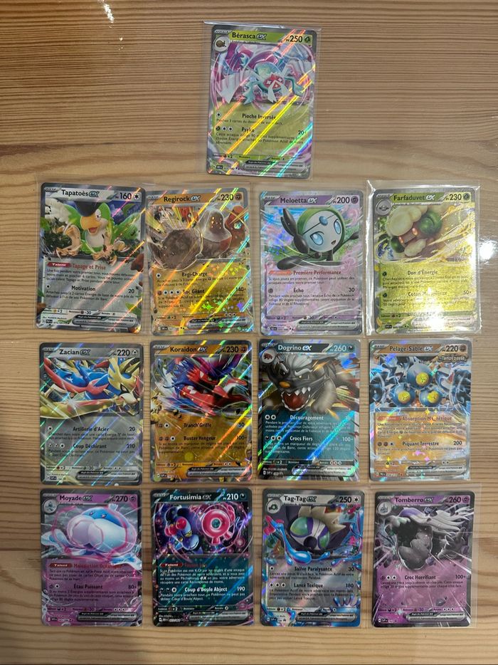 Cartes Pokémon Ex : lot de 13 cartes