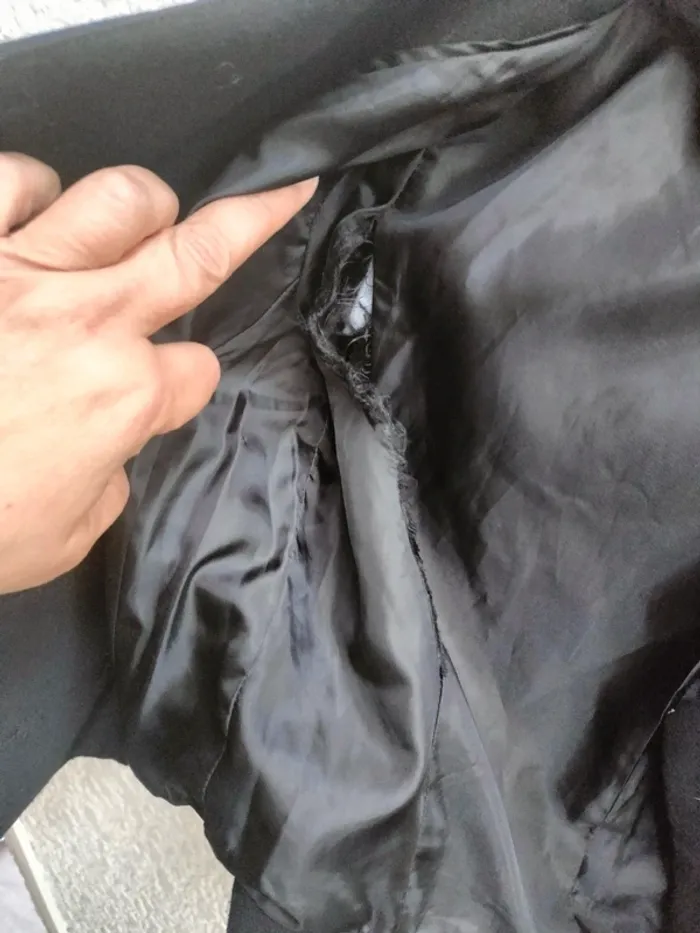 Veste officier h et m noir t 36 - photo numéro 5