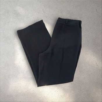 Pantalon léger jambes larges noir taille 40