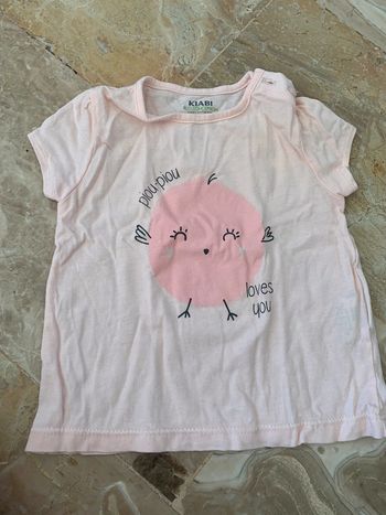 Tee shirt fille 6 mois