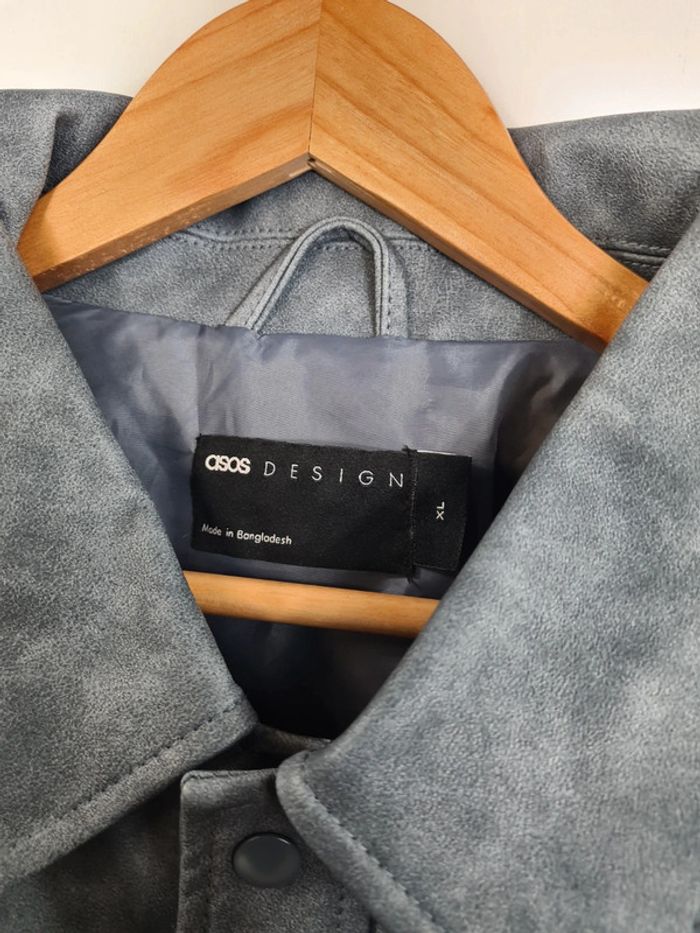 Blouson simili cuir asos design - photo numéro 3