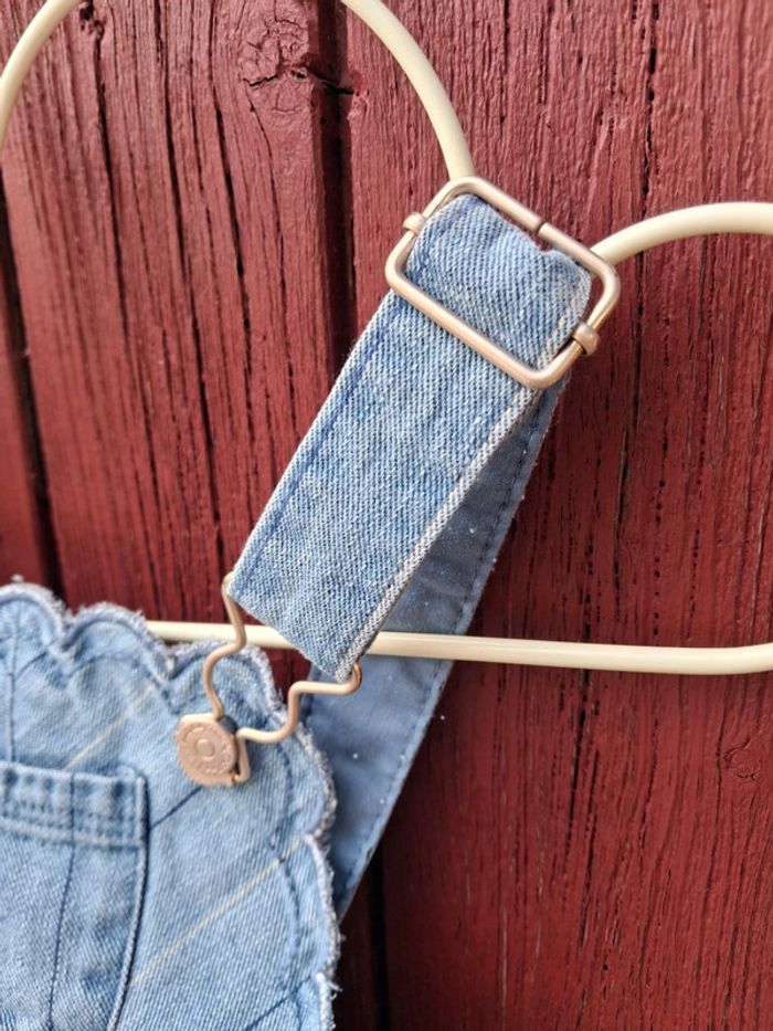 Robe salopette en jean Tape à l’œil 3 mois - photo numéro 3