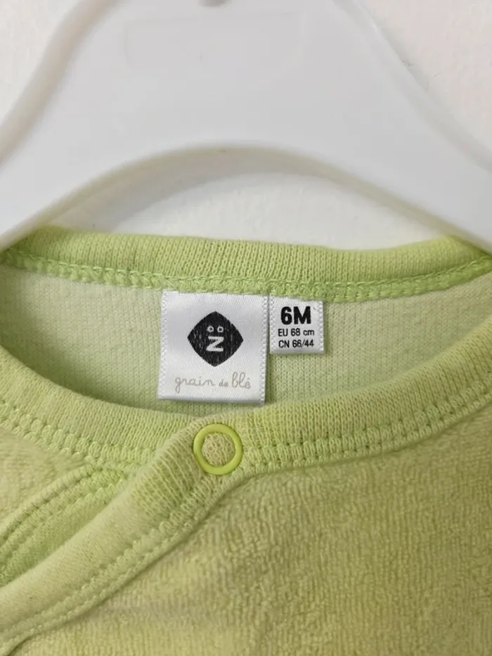 Joli pyjama Grain de blé 6 mois - photo numéro 3