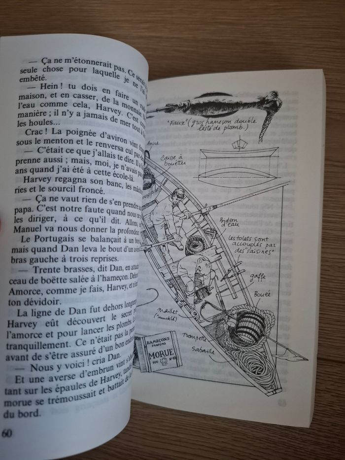 Livre Capitaine courageux de Rudyard Kipling en bon état - photo numéro 4