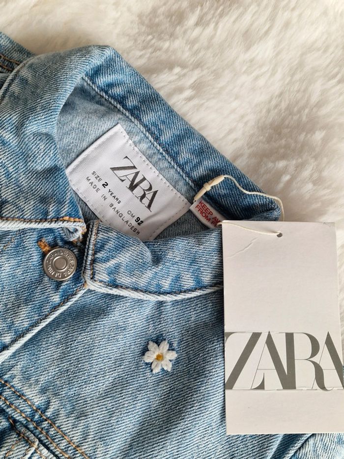 Veste en jean Zara 2 ans fille - photo numéro 2